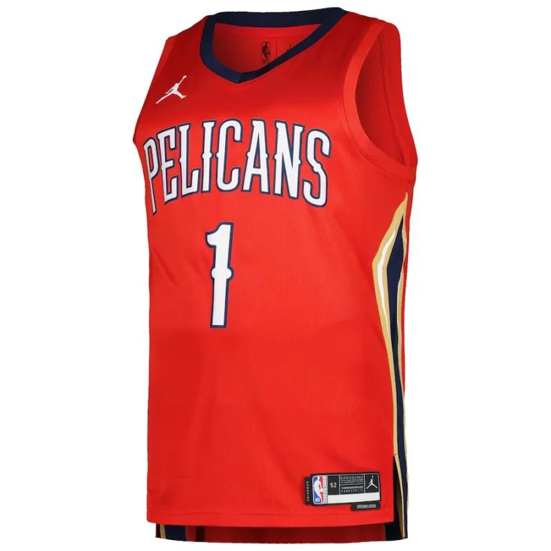 Zion Williamson, New Orleans Pelicans, Edición Declaración, Rojo