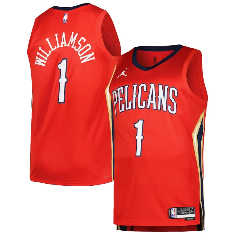 Zion Williamson, New Orleans Pelicans, Edición Declaración, Rojo