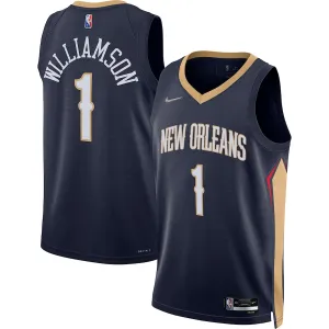 Zion Williamson, New Orleans Pelicans, Icon Edition, Navy Blue