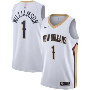 Zion Williamson, New Orleans Pelicans, 2019/2020 Association Edition, White