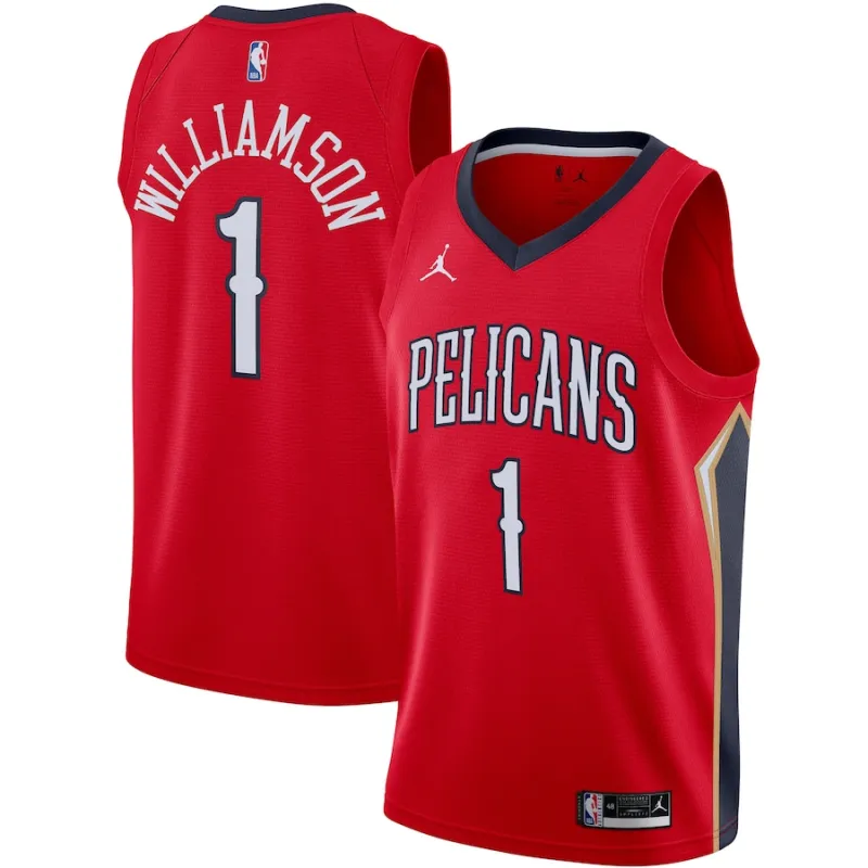 Zion Williamson, New Orleans Pelicans, Édition Statement 2020/21, Rouge