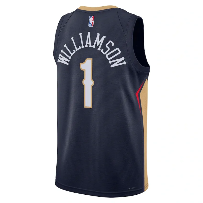 Zion Williamson, New Orleans Pelicans, Icon Edition, Navy Blue