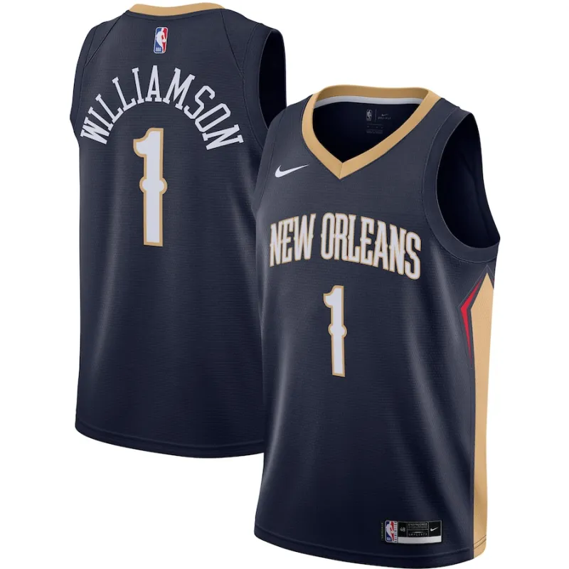 Zion Williamson, New Orleans Pelicans, Icon Edition, Navy Blue