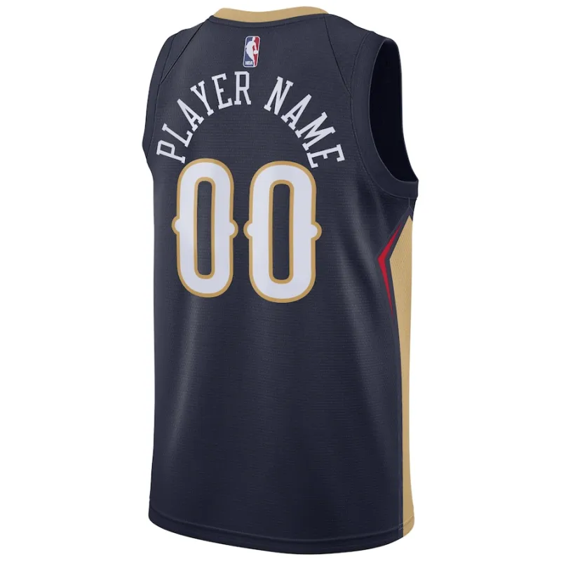 Zion Williamson, New Orleans Pelicans, Custom Jersey, Icon Edition, Navy Blue