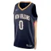 Maglia Swingman dei New Orleans Pelicans Jeremiah Felton - Edizione Icona - Blu Marino