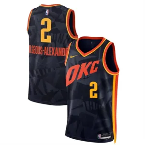 Shai Gilgeous-Alexander, Oklahoma City Thunder, 2023/24 City Edition, Black