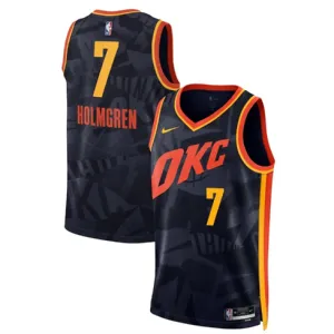 Chet Holmgren, Oklahoma City Thunder, 2023/24 City Edition, Black