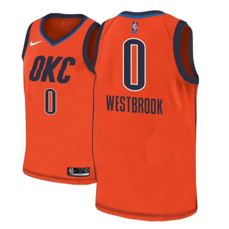 Russell Westbrook, Oklahoma City Thunder, 2018/19 Auszeichnungsversion, Orange