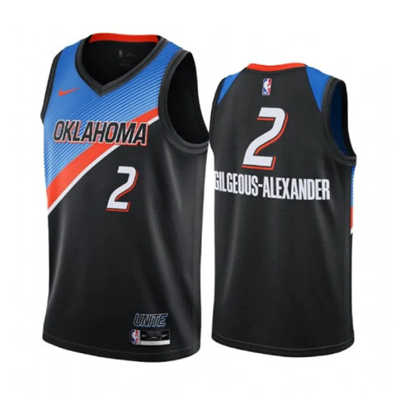 Shai Gilgeous - Alexander, Oklahoma City Thunder, 2020/21 City Edition, Black