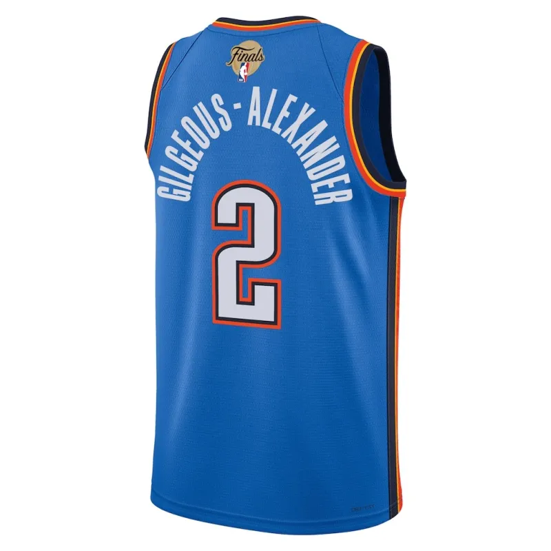 Oklahoma City Thunder Shai Gilgeous-Alexander 2025 NBA-Final Swingman Trikot - Icon Edition - Blau