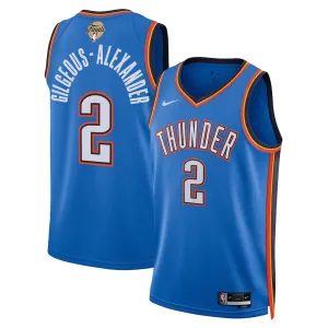 Oklahoma City Thunder Shai Gilgeous-Alexander 2025 NBA Finals Swingman Jersey - Icon Edition - Blue