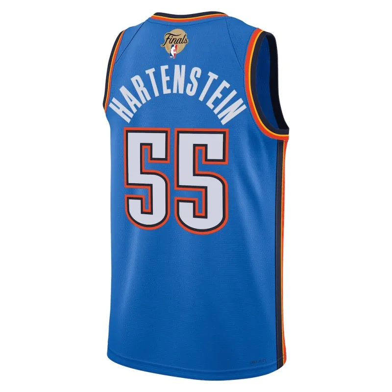 Oklahoma City Thunder Isaiah Hartenstein 2025 NBA-Final Swingman Trikot - Icon Edition - Blau