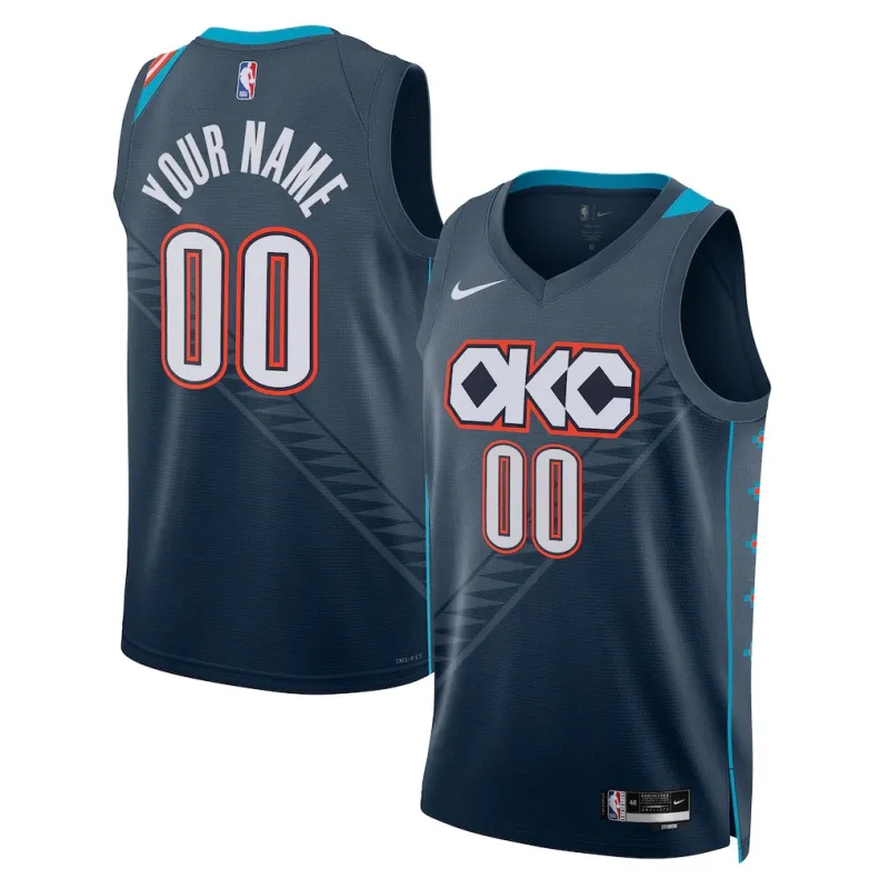 Oklahoma City Thunder 2025/26 Maglia Swingman Edizione Città Unisex - Blu