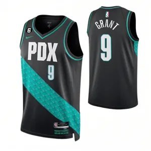 Jerami Grant, Portland Trail Blazers, 2022/23 City Edition, Black