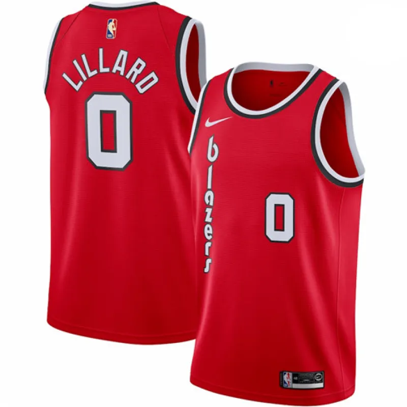 Damian Lillard, Portland Trail Blazers, 1976-77, Rosso