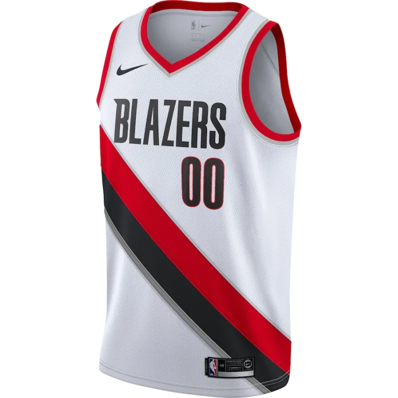 Portland Trail Blazers Camiseta personalizada 2020/21, edición asociación, Blanca