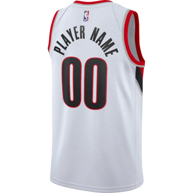 Portland Trail Blazers Camiseta personalizada 2020/21, edición asociación, Blanca