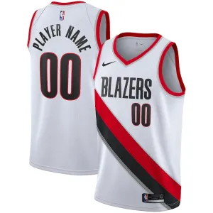 Portland Trail Blazers 2020/21 Custom Jersey, Association Edition, White