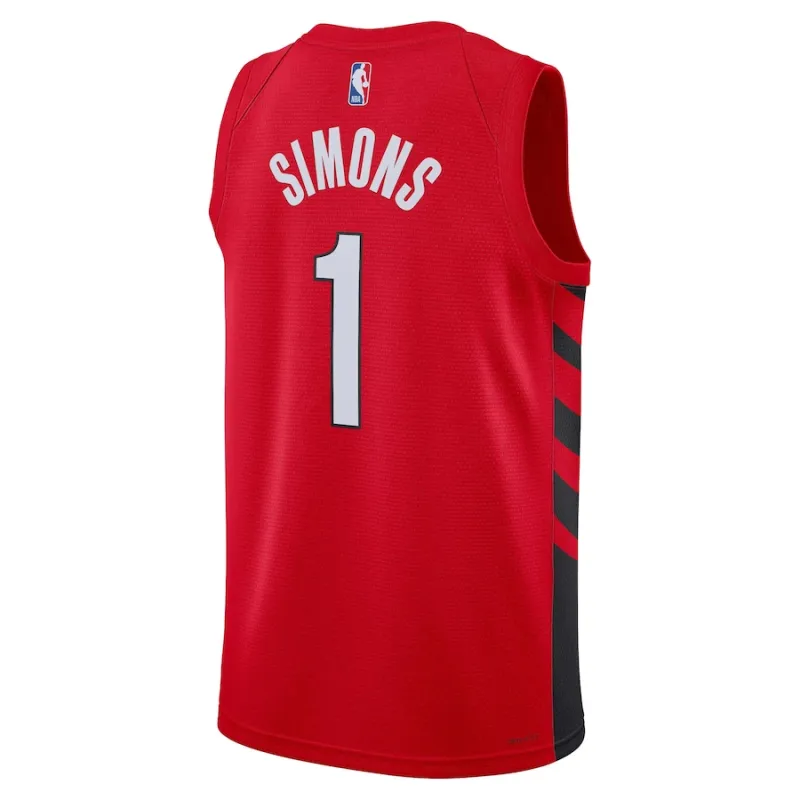 Anfernee Simons, Portland Trail Blazers, edizione dichiarazione, Rosso