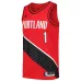 Anfernee Simons, Portland Trail Blazers, Statement Edition, Red
