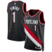 Anfernee Simons, Portland Trail Blazers, Édition icône, Noir