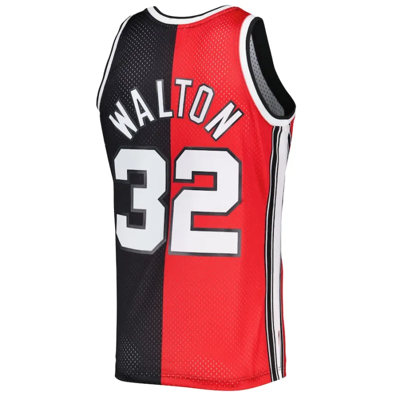 Bill Walton, Portland Trail Blazers, Clásico 1976/78, Rojo/Negro