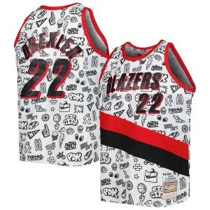 Clyde Drexler, Portland Trail Blazers, 1991/92, White