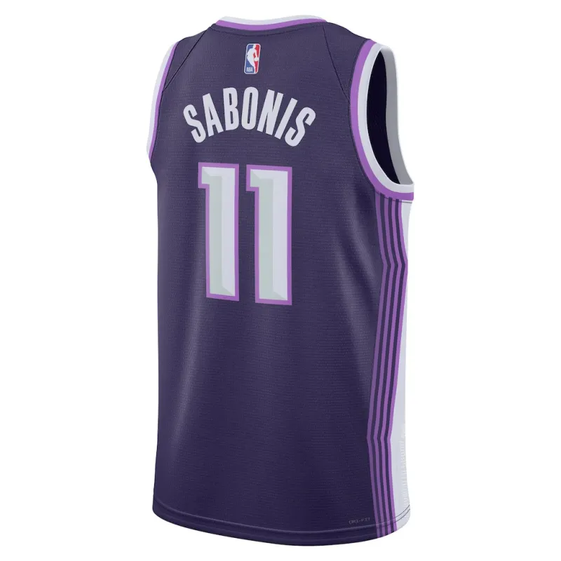 Sacramento Kings Domantas Sabonis 2025/26 Maglia Swingman Unisex - Edizione Città - Viola