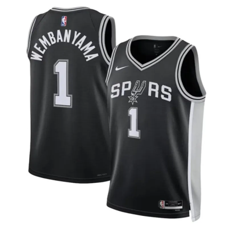 Victor Wembanyama. San Antonio Spurs. 2023 Icon. Black