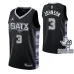 Maglia di Keldon. San Antonio Spurs. Edizione della città 2022/23. Verde