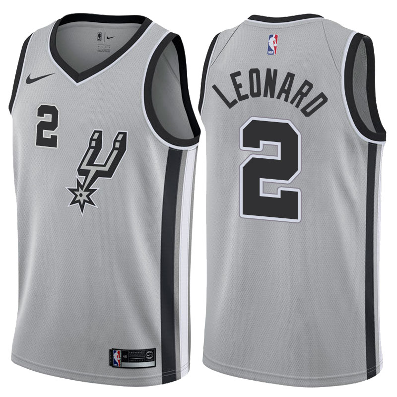 Kawhi Leonard. San Antonio Spurs. Grigio
