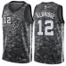 LaMarcus Aldridge. San Antonio Spurs. Edizione della città. Grigio