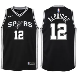 LaMarcus Aldridge. San Antonio Spurs. Icon. Black