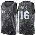 Pau Gasol. San Antonio Spurs. City Edition. Gray