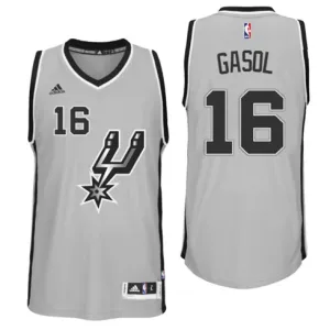 Pau Gasol. San Antonio Spurs. Gray
