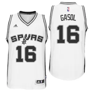 Pau Gasol. San Antonio Spurs. White
