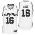 Pau Gasol. San Antonio Spurs. Bianco