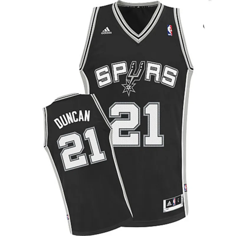 Tim Duncan. San Antonio Spurs. Black