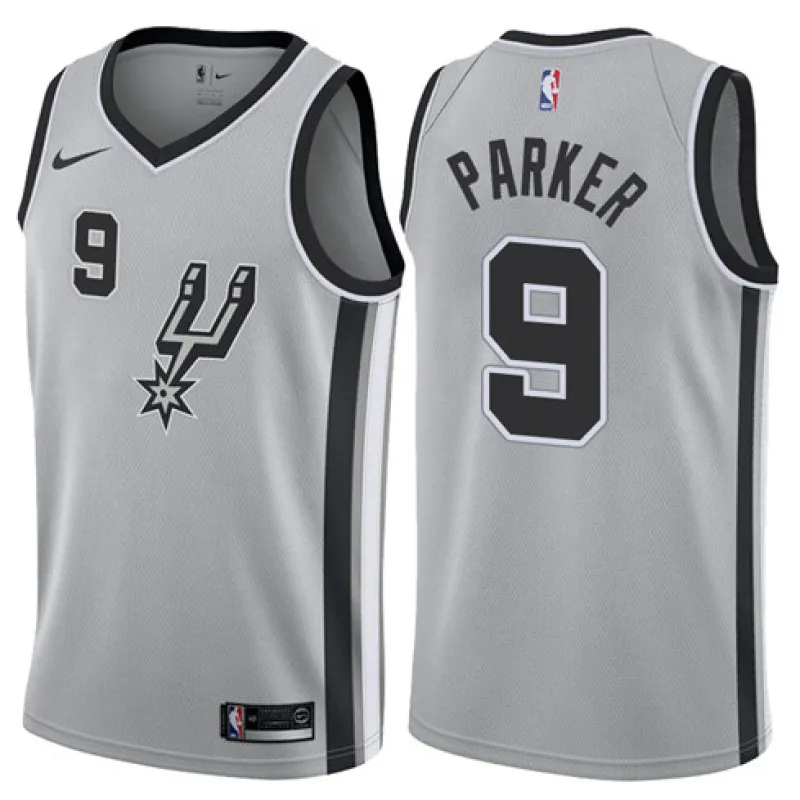 Tony Parker. San Antonio Spurs. Grigio