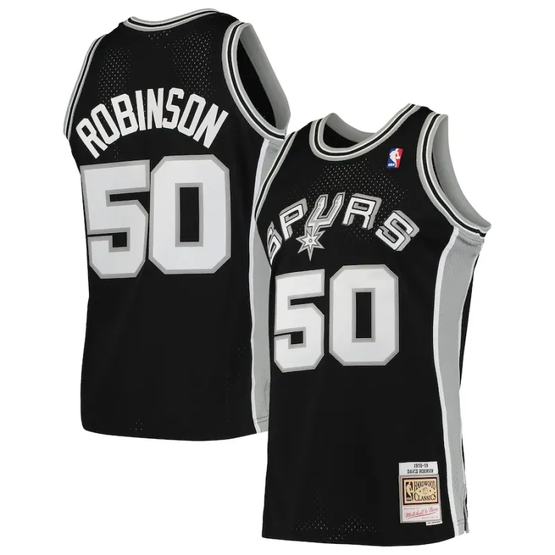 David Robinson San Antonio Spurs 1991/92 Black
