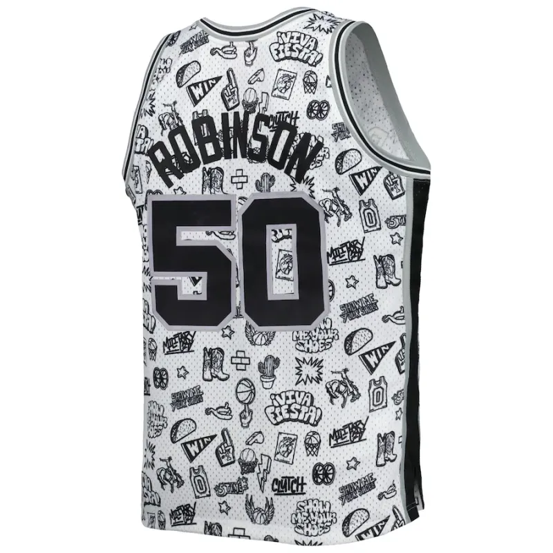 David Robinson, San Antonio Spurs, 1998/99, White