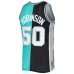 David Robinson, San Antonio Spurs, 1998/99, Black/Cyan
