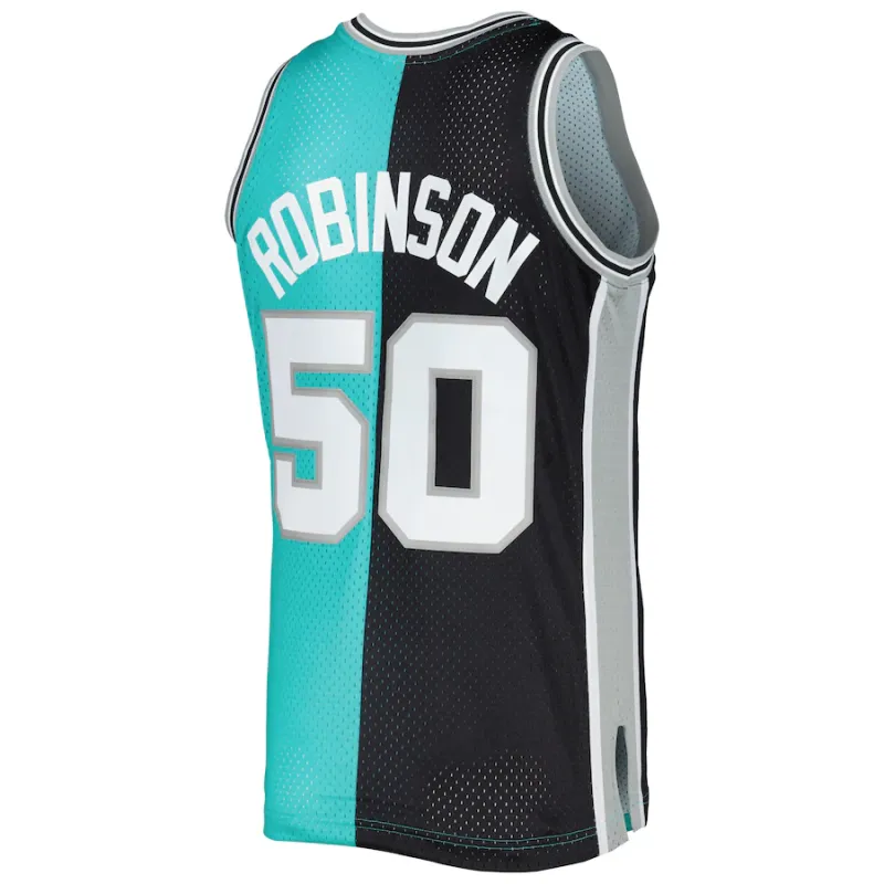 David Robinson, San Antonio Spurs, 1998/99, Black/Cyan