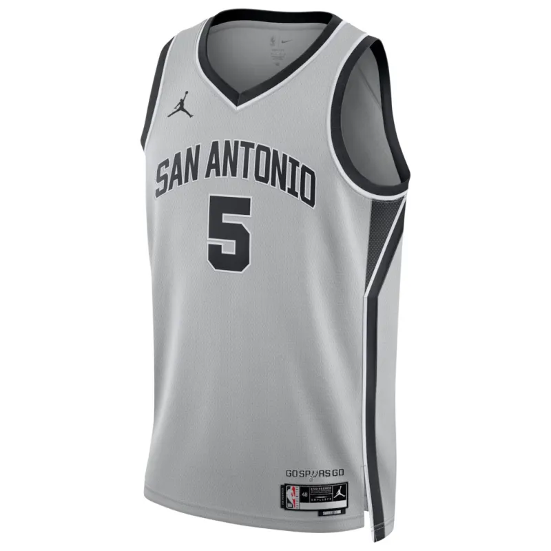 San Antonio Spurs Stephen Castle Swingman Jersey - Statement Edition - Gray