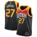 Rudy Gobert, Utah Jazz, City Edition, Black
