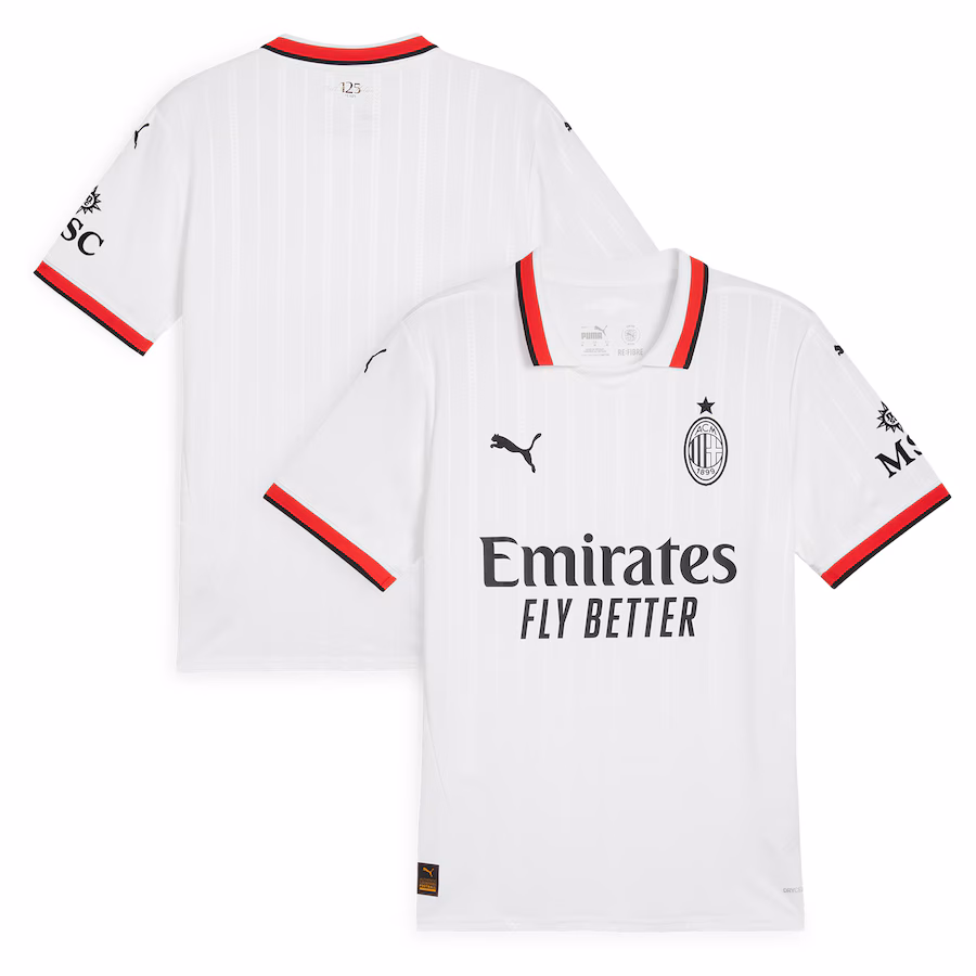 Maglia di trasferta 2024/25 del AC Milan-Bianca