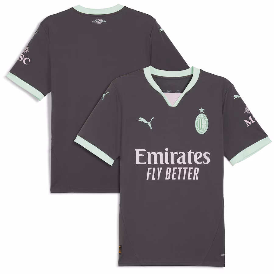 AC Milan's Third 2024/25 Away Jersey - Charcoal Grey