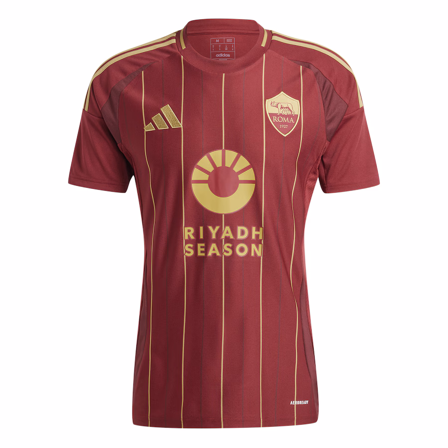 Maglia di casa 2024/25 di AS Roma - Borgogna