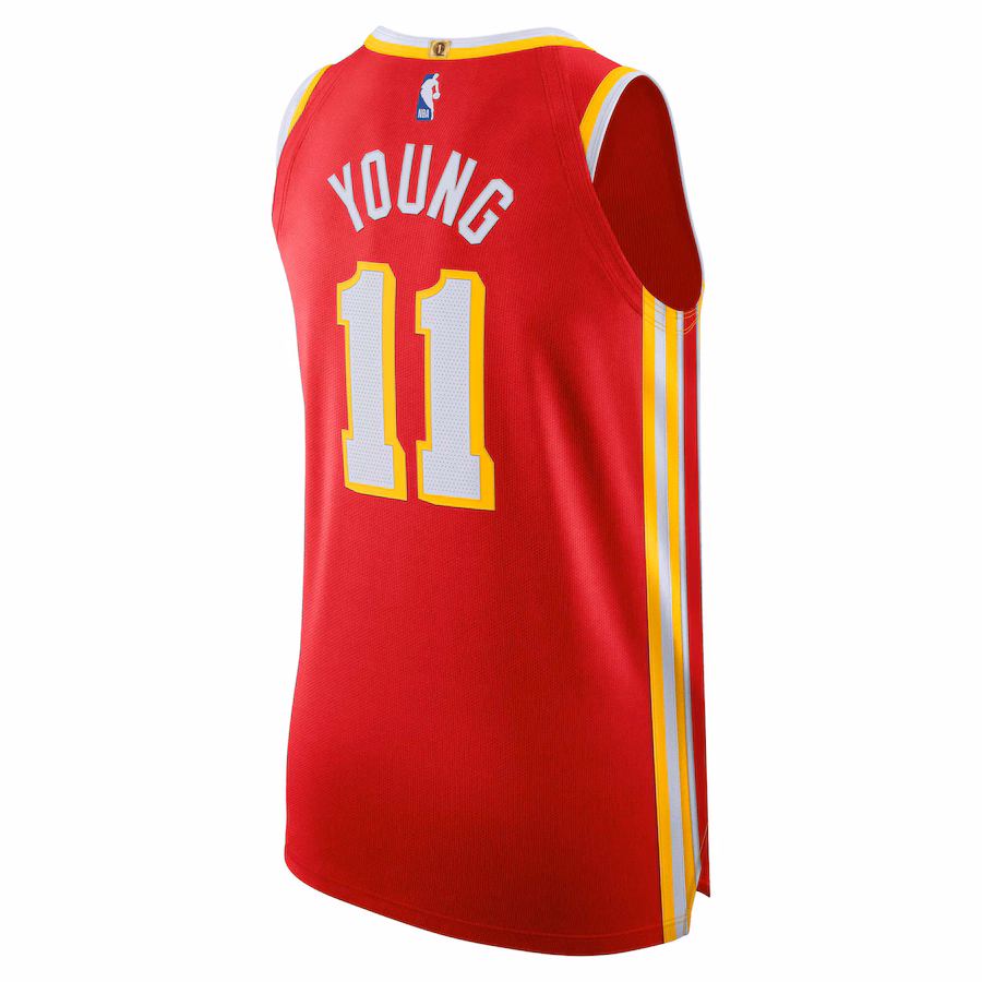 Trae Young Atlanta Hawks Red Icon Edition Jersey