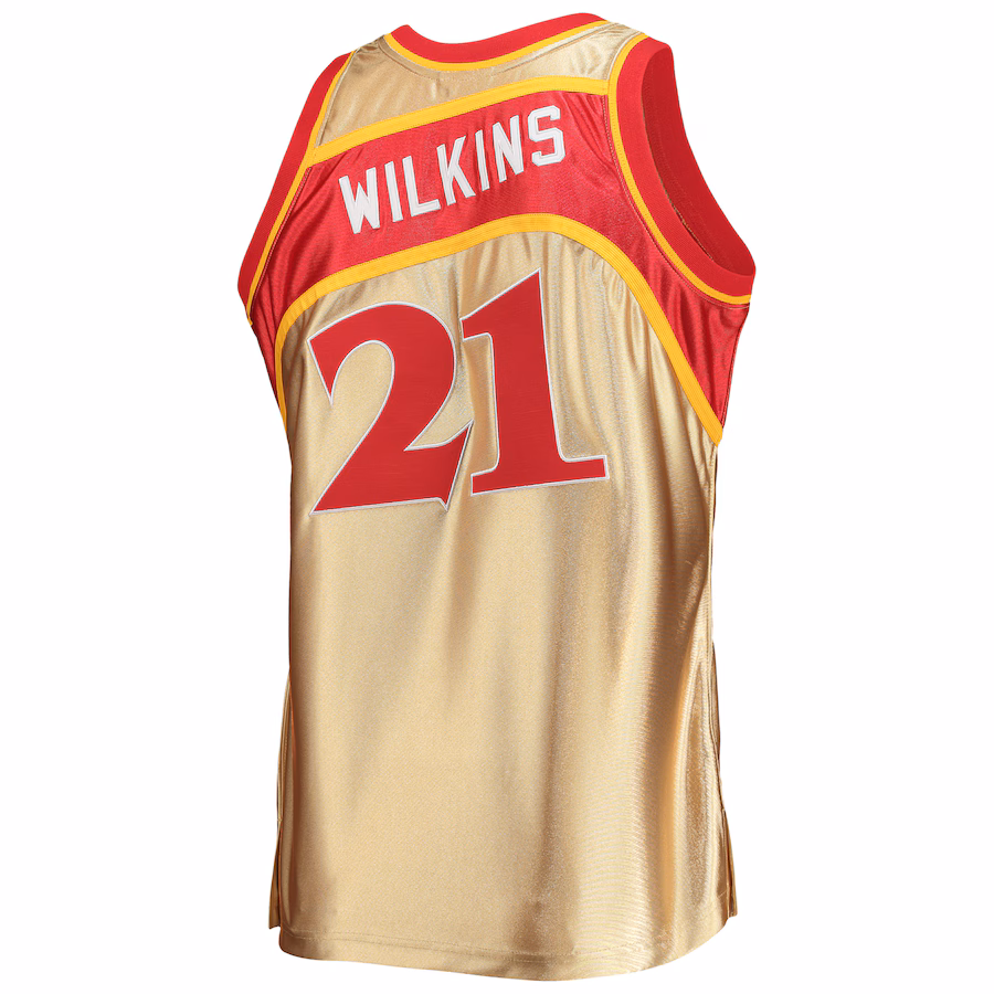 Dominique Wilkins Atlanta Hawks Mitchell & Ness 75th Anniversary 1986/87 Jersey